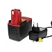 Produktbild Akku für Bosch Typ 2607335246 Li-Ion inkl. Ladegerät, 14,4V, Li-Ion