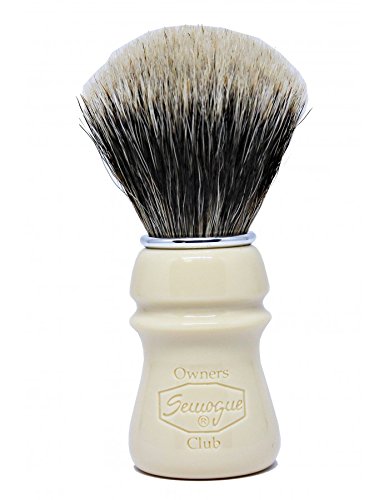Brocha de Afeitar Semogue Owners Club (SOC) Edición Tejón y Resina Taj