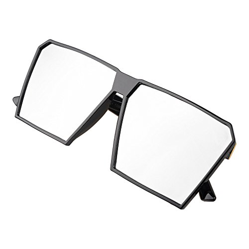 Hombre Grande Gafas De Sol Marco Cuadrado Moda Oversized Gafas Unisexo - BLDEN GL1011-GREY