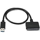 USB 3.0 to SATA Cable , Getlink USB 3.0 to 2.5" SATA III Hard Drive Adapter Cable w/ UASP - SATA to USB 3.0 Converter for SSD/HDD