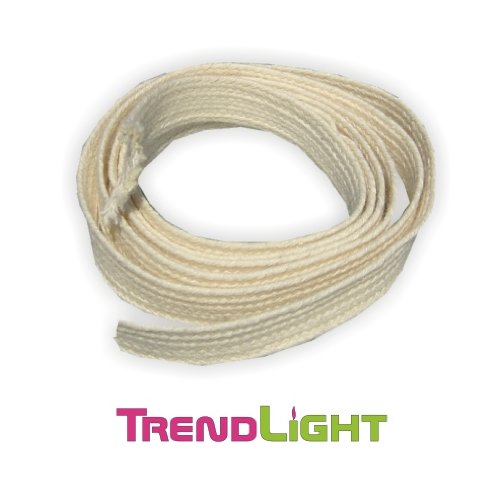 Litzendocht für Öllampen - Lampendochte 10 mm / 1 m
