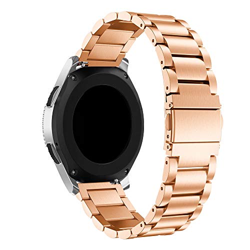 Compatible con Samsung Galaxy Watch 46mm Correa,Gosuper 22mm Metal de Acero Inoxidable Reemplazo Smart Watch Correa Strap Bands para Galaxy Watch 46mm