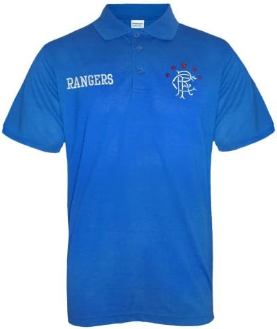 Official Football Gift Mens Crest Polo Shirt Royal Blue Medium