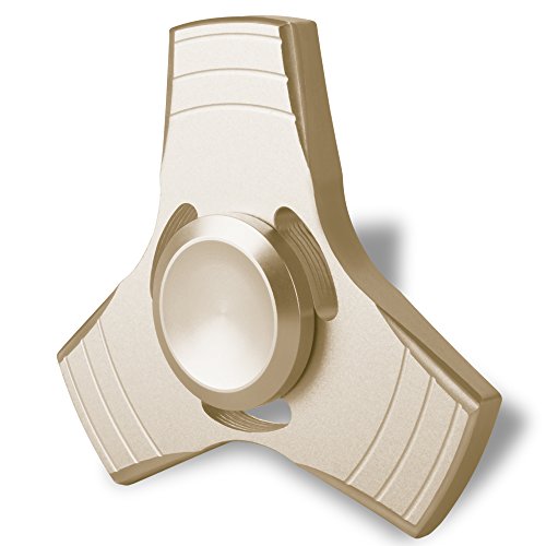 SOKAD Fidget Hand Spinner High Speed Spinning Time Up to 5 Minutes Toys for Kids and Aduits, Aluminium Alloy (Tri-Gold) SOKAD Fidget Hand Spinner High Speed Spinning Time Up to 5 Minutes Toys for Kids and Aduits, Aluminium Alloy (Tri-Gold)