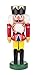 Produktbild Nussknacker Figur König groß, rot-gelb von DREGENO SEIFFEN 33 cm – Original erzgebirgische Handarbeit, stimmungsvolle Weihnachts-Dekoration