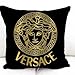 Price comparison product image Xusuzhi versace gold logo black pillow Decorative Pillow and Pillow Case