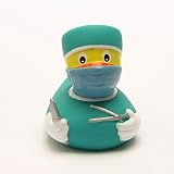 DUCKSHOP | Badeente Chirurg | Quietscheente | L: 7,5 cm - 2
