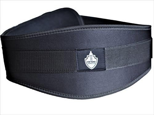 Raw Armour (Extra Large) Weight lifting belt, powerlifting belt, bodybuilding belt, waist trainer, crossfit belt, Velcro belt