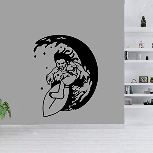 Preisvergleich Produktbild Wandaufkleber Surfbrett Dekoration Wohnzimmer Schlafzimmer Schwimmbad PVC 48CM * 60CM