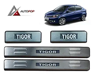 AutoPop LED Door Sill plate Footstep for Tata Tigor - Set of 4pc