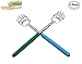 Produktbild CERRXIAN Tragbare ausziehbare teleskopische Bärenklauen Metallrückenkratzer/Handmassager / Backslap mit Gummigriffen (2-Pack)