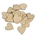 Produktbild Pixnor 25 Stück 50mm leere Herz Holz Scheiben Scheiben für DIY Handwerk Verzierungen