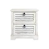 SHABBY-STIL: Dieser Schrank sorgt für eine wertvolle Aufbewahrung für Ihre Schminkutensilien wie Pinsel, Brushes, Schwämmchen oder den Lippenstift. Die Schubladen in unterschiedlichen Größen können als Schmuckkästchen verwendet werden und sorgen für schöne und praktische Aufbewahrung für Schmuck- und Schminkutensilien