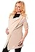 Purpless Maternity and Nursing Cardigan 9005 (UK 12-14, Cream)