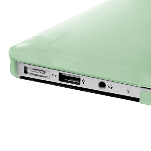 kwmobile Hardcase Laptop Hülle für Apple MacBook Air 11″ – Grün dünne gummierte Schutzhülle Cover Case Tasche - 4