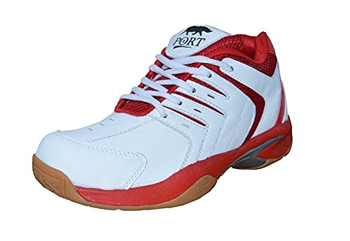 Port Mens Super Red Spark Basketball Sports Shoe ( 8 UK/IND) RS.1399.00