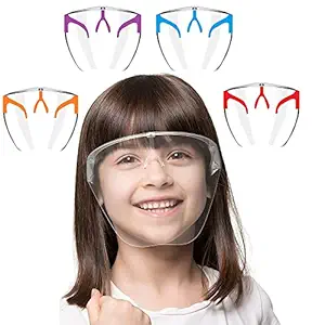 REDSUN Children (above 8 years) Face Shield Polycarbonate | Anti Fog | Protector |Multipurpose Face Cover | Compatible with face masks and glasses | (1)