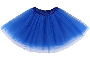Flovel Tulle Tutu Jupe Couches Ballet Danse Jupe Élastique Déguisement Jupe pour Femmes et Filles