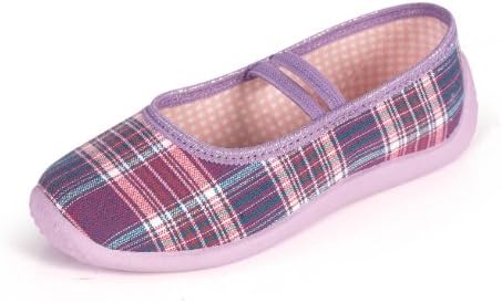 Beautiful Ballerina Shoes, Checkered Pattern Nazo 006AA (UK 7.5 / EU 25 Toddler)