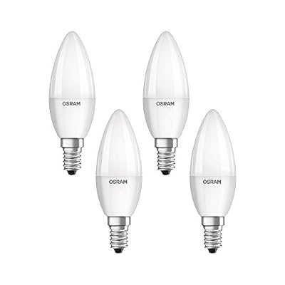 Osram 4058075819610 Ampoule LED Plastique 5,00 W E14 Blanc 4 pièces