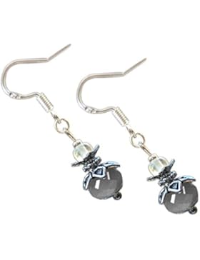 Katharina Fairytale Ohrringe Wunsch der Engel silbergraue Perlen Ohrhaken aus 925er Sterling Silber