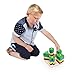 Infantastic Wooden Geometric Stacker (Colourful) for Early Motor Baby Kid Child Development Geometric Shape Matching Board Toy