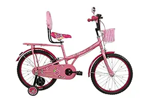 BSA Flora20 20T Single Speed Cycle Frame (Flamingo Pink) for Girls, Kids Bike, 13 Inch frame