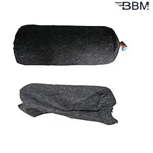 BBM Fabric Car CNG cylinder cover Durable material Universal fit [ Grey colour ] suitable for cylinder of (12KG)