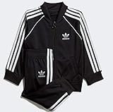 Innenbeinlänge 25 cm adidas Baby-Jungen Superstar Trainingsanzug, schwarz/weiß, 92 (1/2 años)