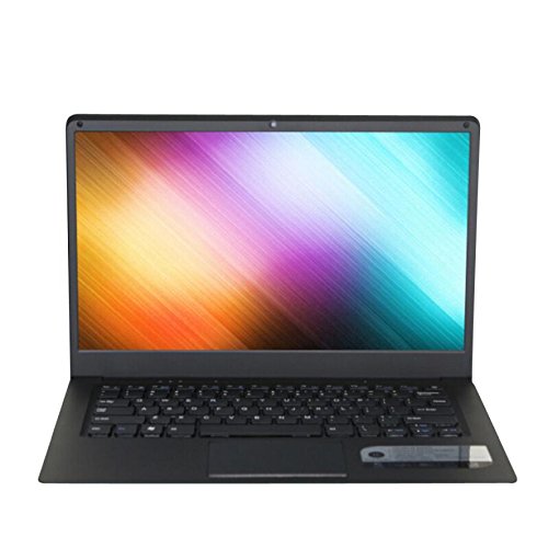 INTEL ATOM Quad-Core Laptop 14   Screen Display 1366 768pixel 4G 64G Windows10  Black 