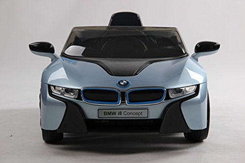 BMW i8 Concept White, Original Licenced Battery Powered Electric Ride-on Kids Car, 2x Engine, 12 V Battery, With Parental Remote Control, Rechargeable Battery