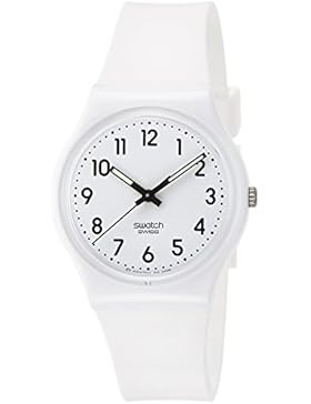 Swatch Damenuhr Digital Quarz mit Silikonarmband – GW151O