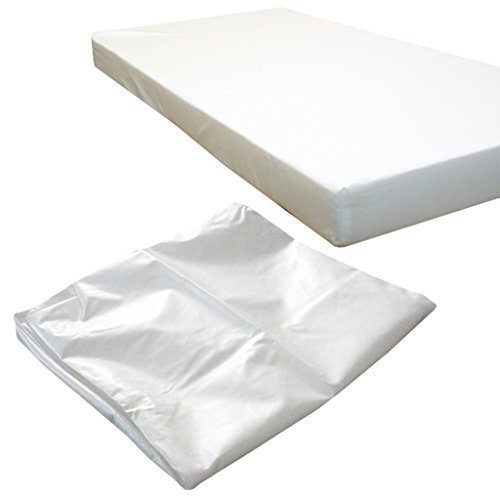 Waterproof Anti-Allergenic Breathable Foam Cot Mattress. Size: 60cm x 120cm, 5" Depth *COVER ONLY*