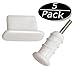 Produktbild 5 Paar iPrime® Staubschutz Stöpsel für Lightning Dock Anschluss Lightning-Eingang Schutz und Kopfhöreranschluss Headset Stöpsel Headsetstöpsel für Apple iPhone 6/6s, iPhone 6 Plus/6s Plus, iPhone 5/5s/5c/SE, iPad Air, iPad Mini 1-4, iPad 4 in Weiß [5 Sets]