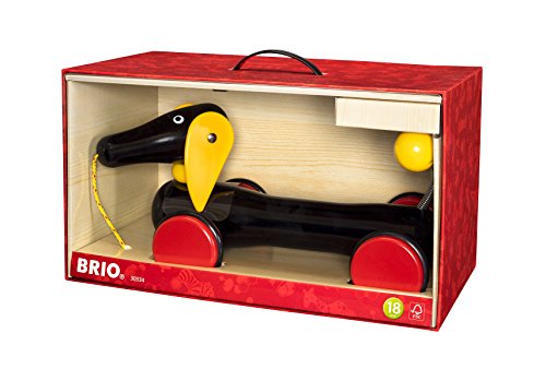 BRIO Infant & Toddler - Large Pull-Along Dachshund Dog