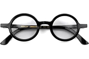 LONDON MOLE Gafas | Gafas de lectura Moley | Gafas Redondas | Lectores Geniales | Gafas de lectura con estilo | Hombres Mujeres Unisex | Bisagras de resorte