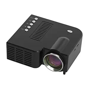 arythe Native 1920X1080P Mini Portable Projector Wired for Home Office Outdoor Black