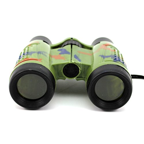 MMRM Camouflage Toy Binoculars Telescope Magnification 4X Outdoor Exploration Xmas Gift