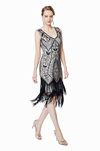 1920s Flapper Fringe Beaded 