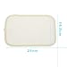 Organic Teething Pads for Baby Carriers with Snaps, Creamy (2 Pack)