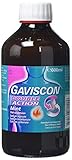 Gaviscon Heartburn and Indigestion Liquid, Double Action, Mint Flavour, 600 ml