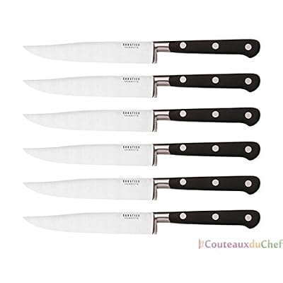 Richardson Sheffield Coffret de 6 couteaux à steak SABATIER TROMPETTE