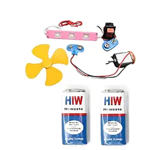 ATOOTFUSION Brain Experimental Activity Kit 9 Items in A Kit Items Loose Parts Materials Science Project Kit.( Multi Color)