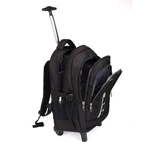 SymbolLife business wheeled backpacks business rucksack mit den Trolleys modern für Notebooks mit Display bis 15,6 Laptoptasche Schulrucksack Business Reisetrolley Business Bag ,Size 47*33*22cm - 4