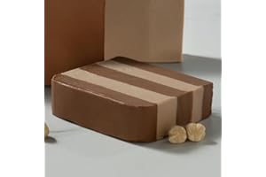 MADAVANILLA 500 g Lubeca Layer Nougat Light and Dark Nougat Hazelnut Nougat