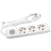 Viko Multi-Let &Uuml;&ccedil;l&uuml; Priz Anahtarli Top Kablolu &Ccedil;.K 1 Mt