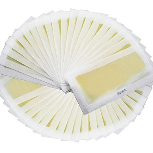 Cold Wax Hair Removal Strips 20 Pairs Paper Waxing Strips