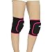 Produktbild Liying Neu Knieschoner Kniebandage Knieschützer Schoner Proteckor Indoor für Kinder, Schwarz+Rosa1,