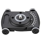 Die Räder sind aus widerstandsfähiger Aluminiumlegierung und Gummi gefertigt und gewährleisten eine präzise Bewegung ohne Erschütterungen.