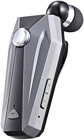 Bluetooth Earbud Wireless Earphone in Ear Headset Mini Headphone Wireless Auriculares Driver Calls Remind Vibration Handsfree with Mic and 5.5 Hour Playtime for iPhone Samsung Galaxy Huawei Mobile Phones and Tablets-Black (Black)